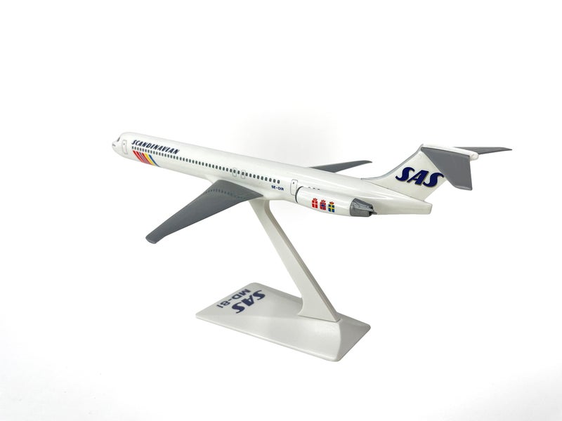 Flight Miniatures نماذج طائرات صغيرة SAS الاسكندنافية ماكدونل دوغلاس MD-80 مقياس 1:200 - طائرة نموذج بلاستيكية قابلة للتجميع - نسخة قابلة للجمع من طائرات SAS الاسكندنافية رقم الجزء #AMD-08000H-014 - Image 2